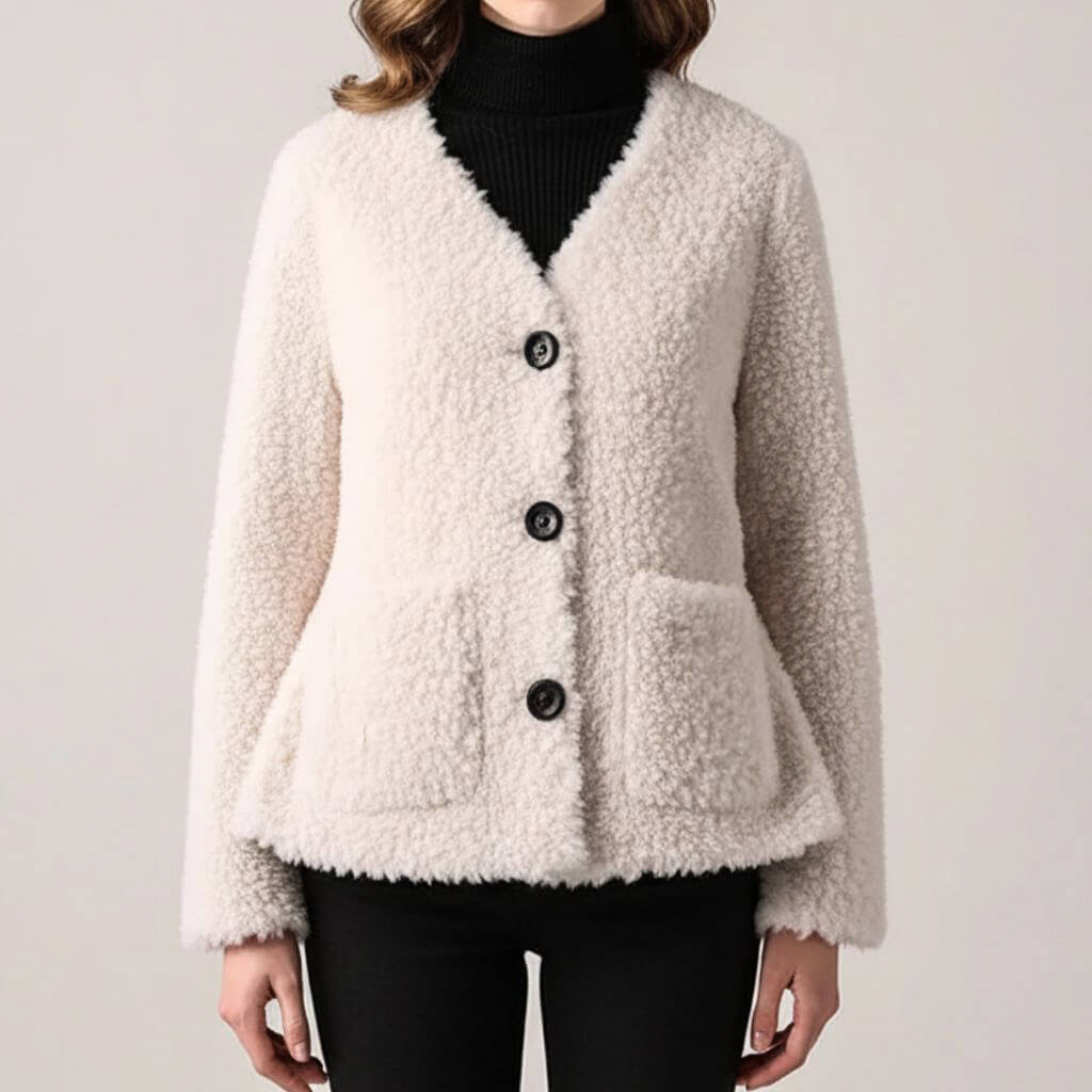 Veste Femme Chic en Shearling 5