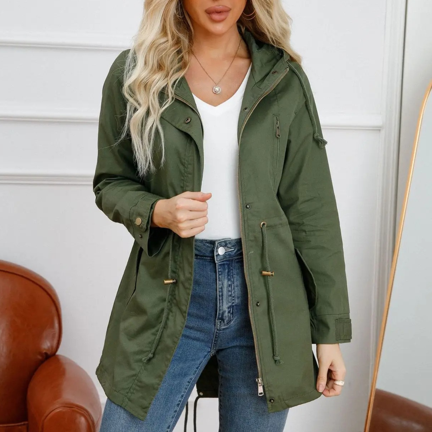 Veste Femme Élégante Légère Coupe-Vent 0