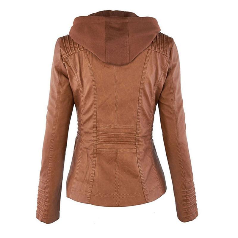 Veste Femme Élégante à Capuche Zippée 3