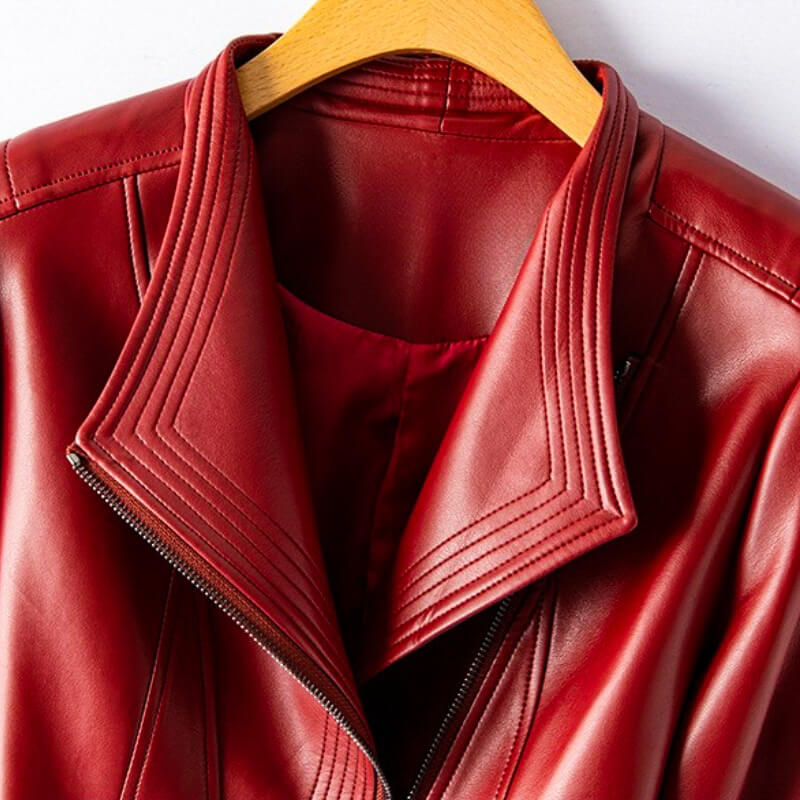 Veste Femme Élégante en Cuir 6