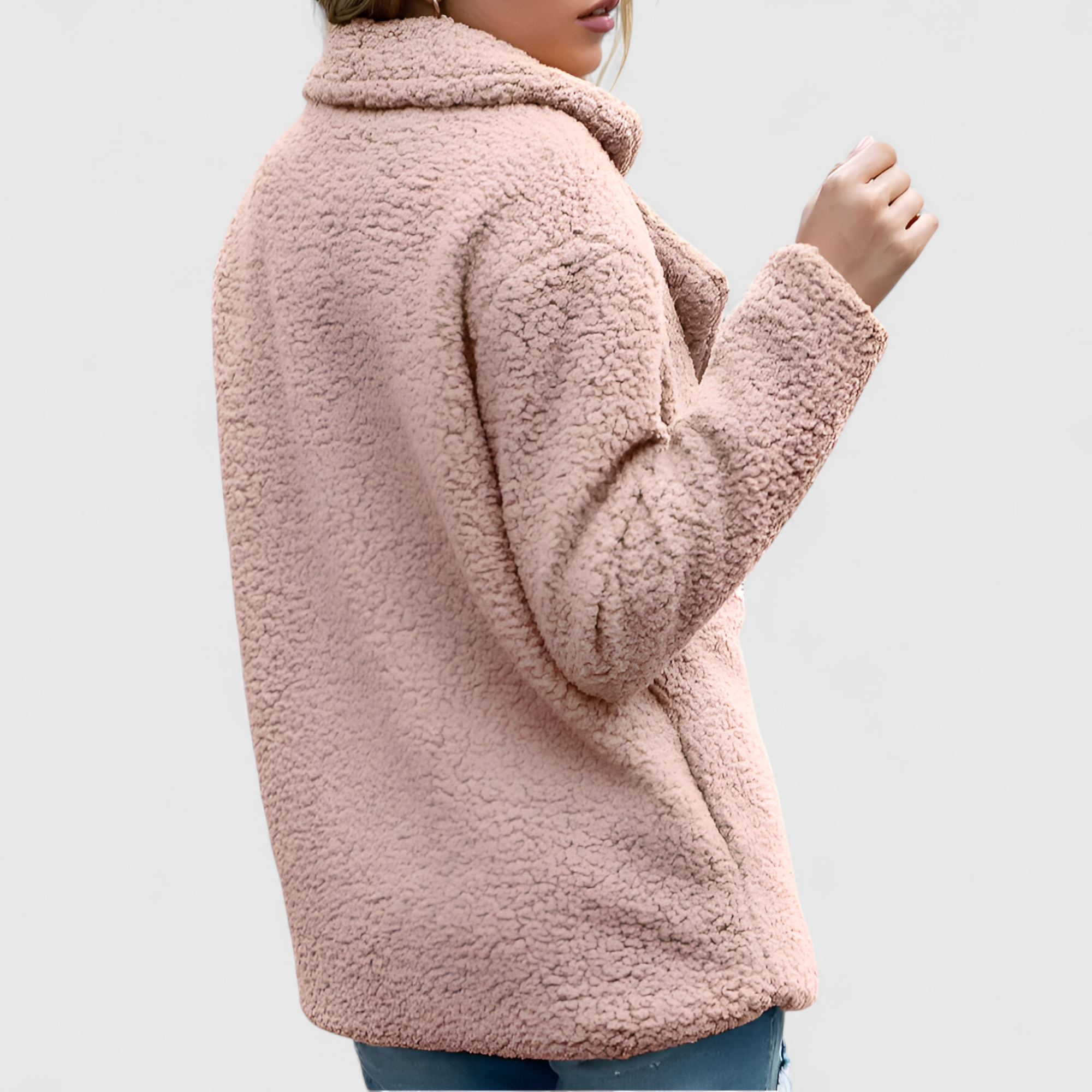 Veste Femme en Sherpa Doux Autumn Collection Chaud