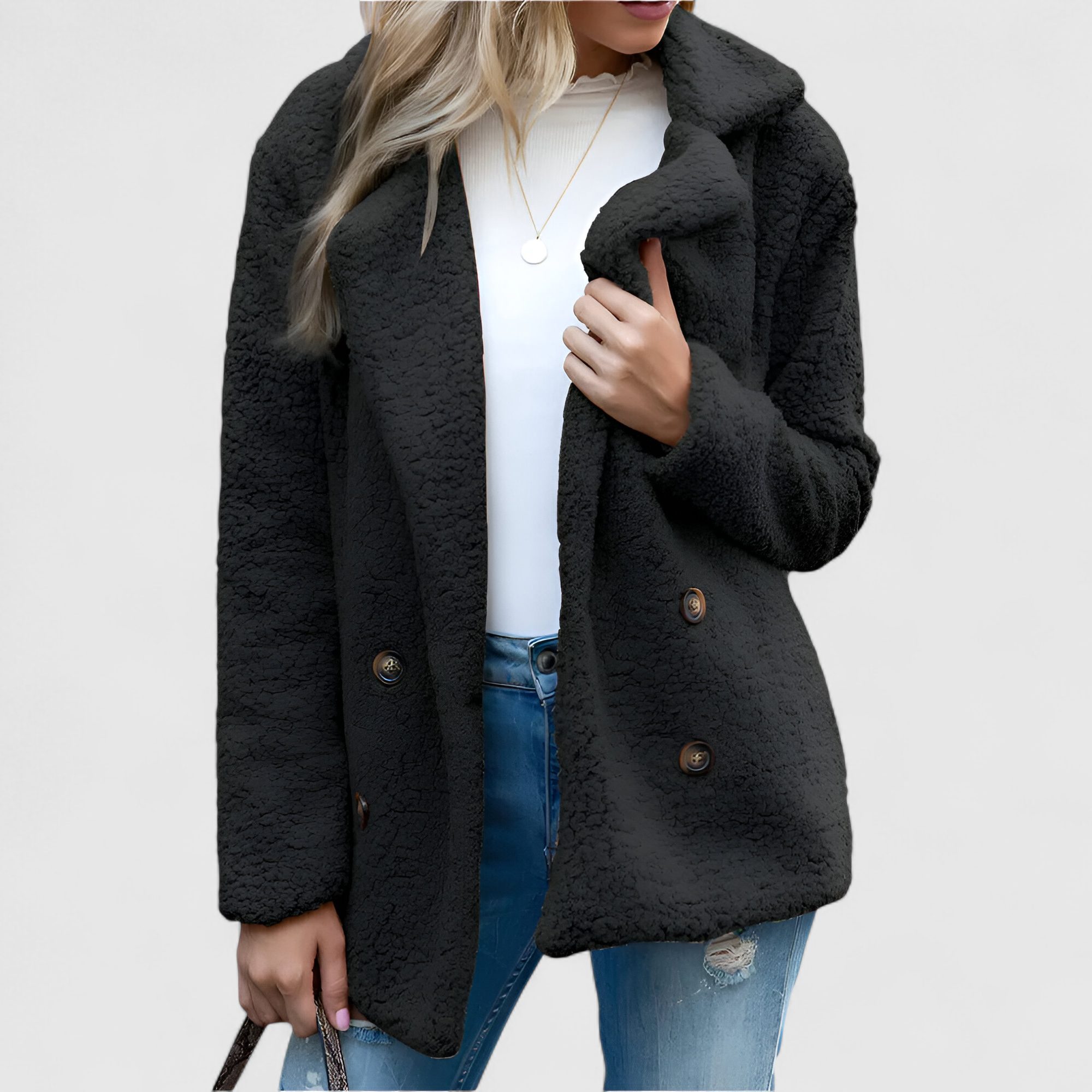 Veste Femme en Sherpa Doux Autumn Collection Chaud