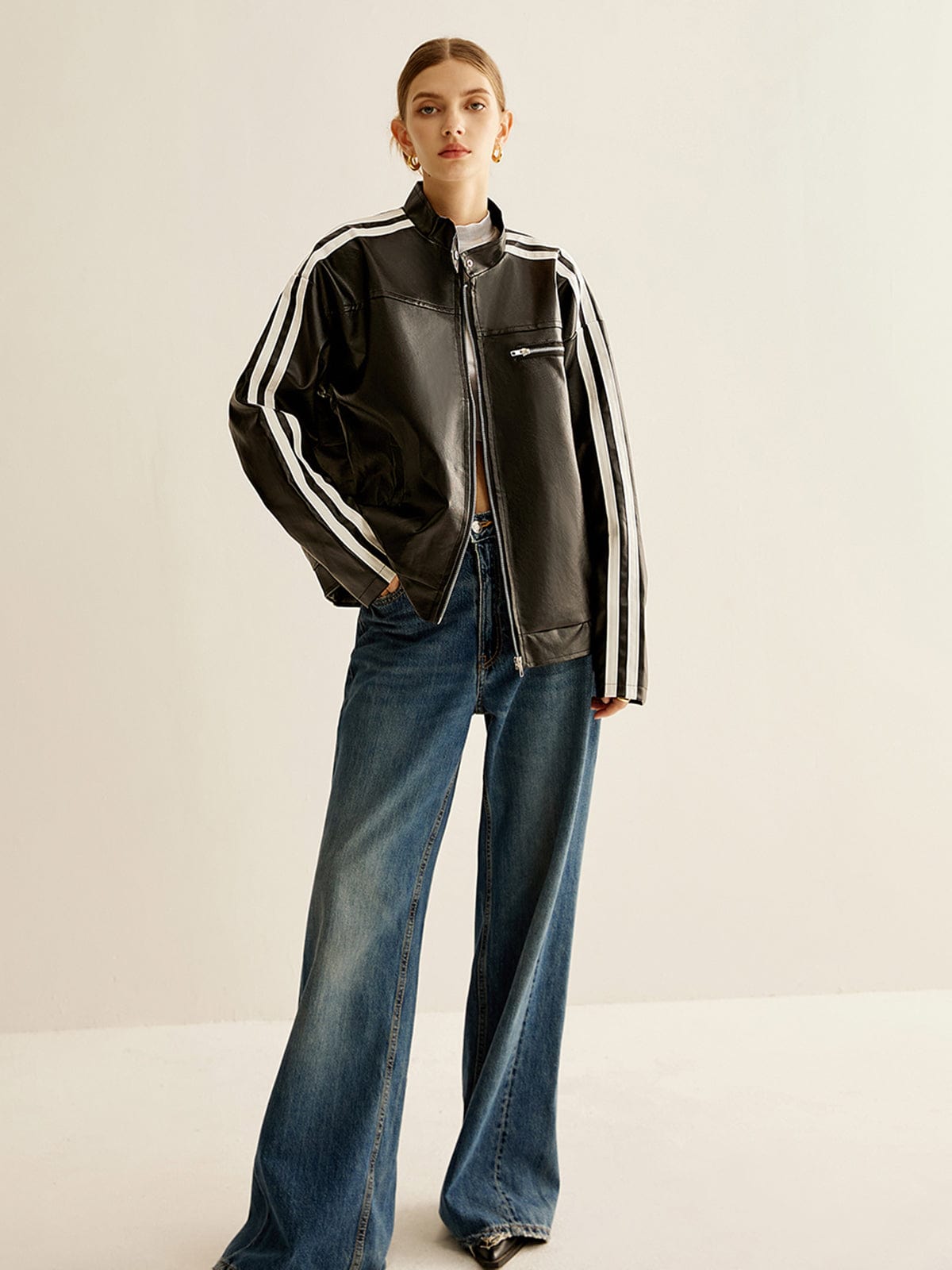 Veste Homme Chic en Cuir Végétalien 1