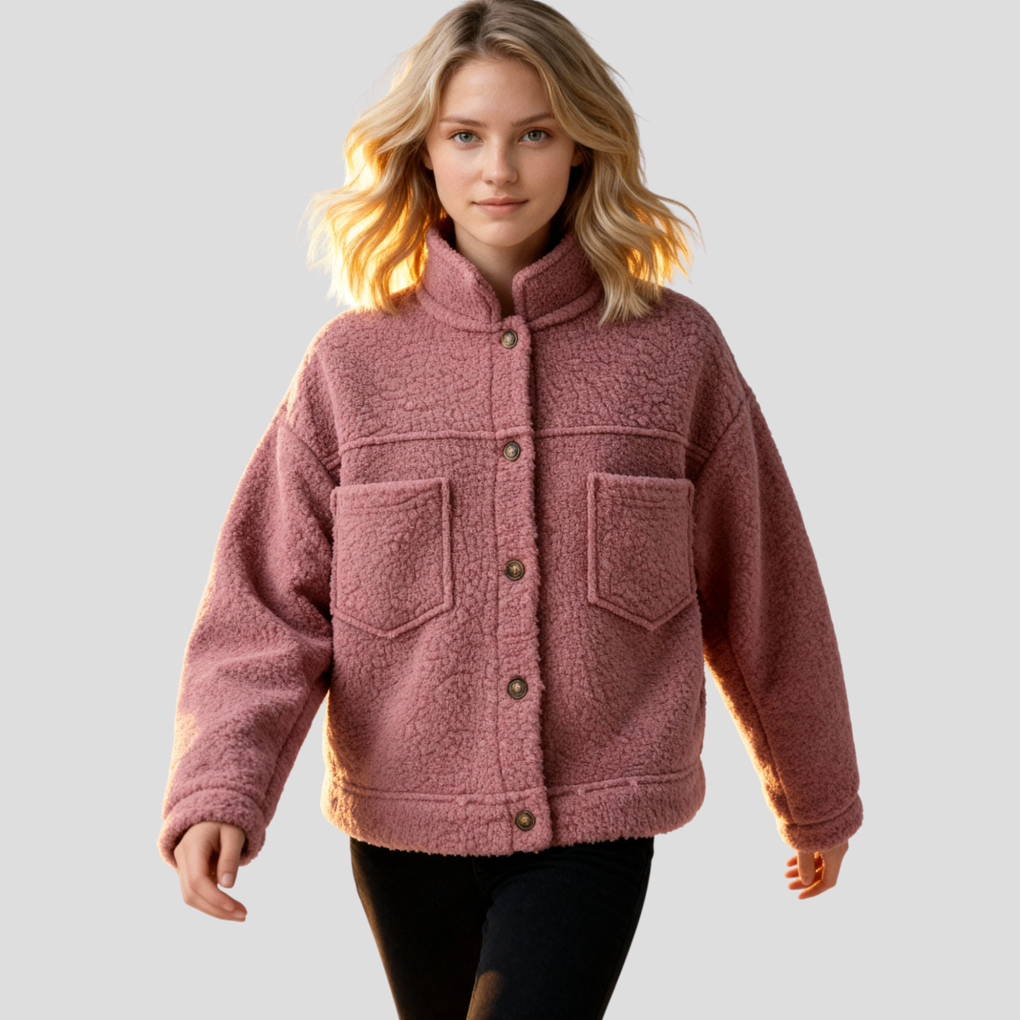 Manteau Long Femme Automnal Polyester Autumn Collection