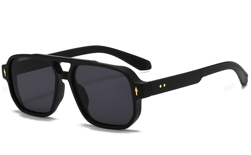 Lunettes solaires homme - Monture carrée, style et UV