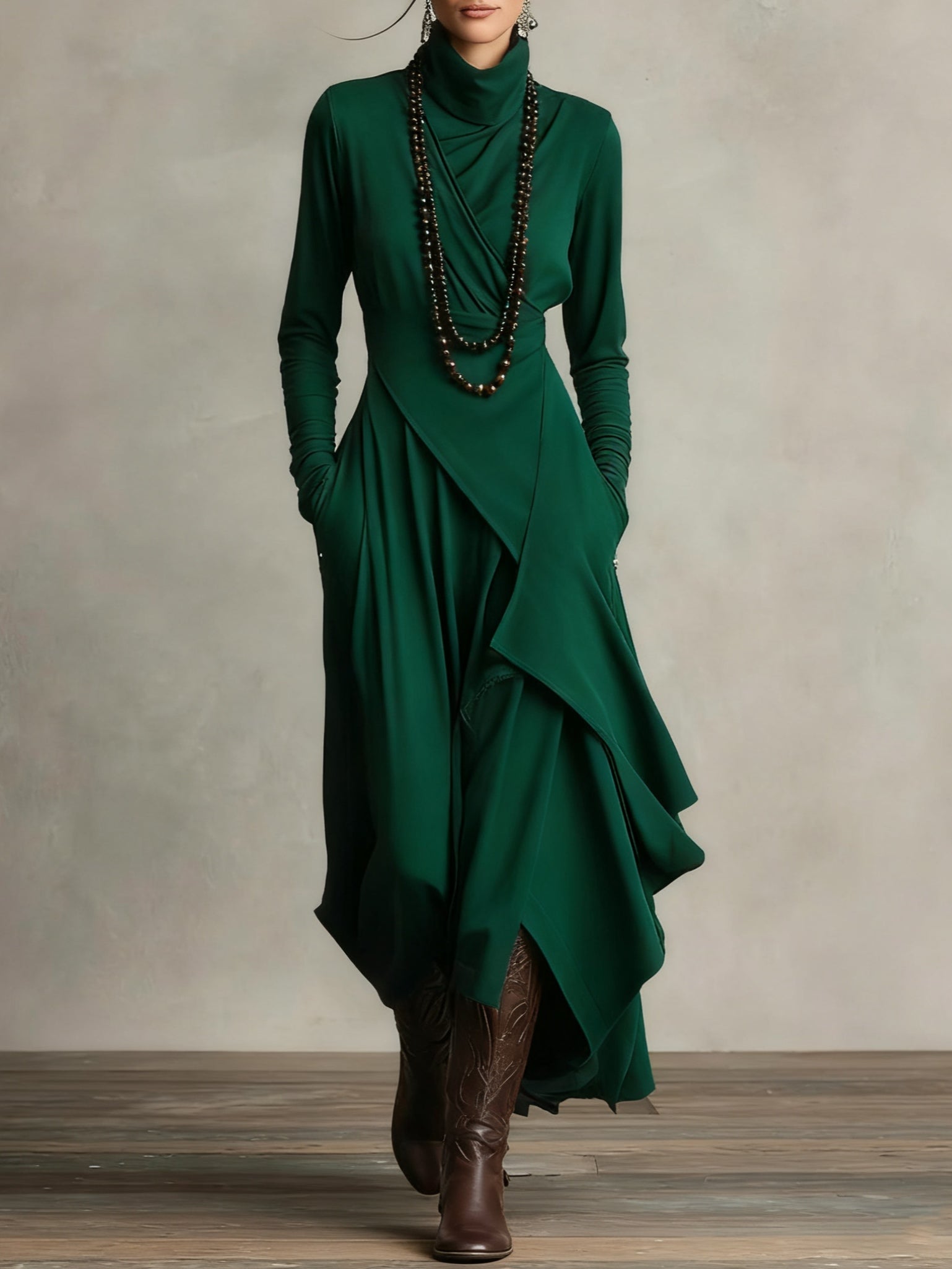Marilyn | Zeitlos elegantes Maxikleid Neu