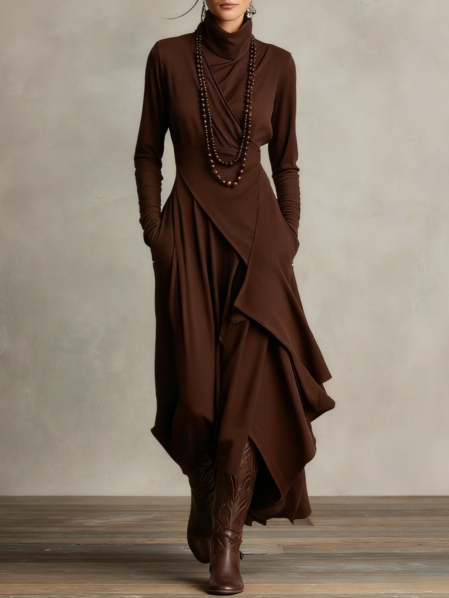 Marilyn | Zeitlos elegantes Maxikleid Neu