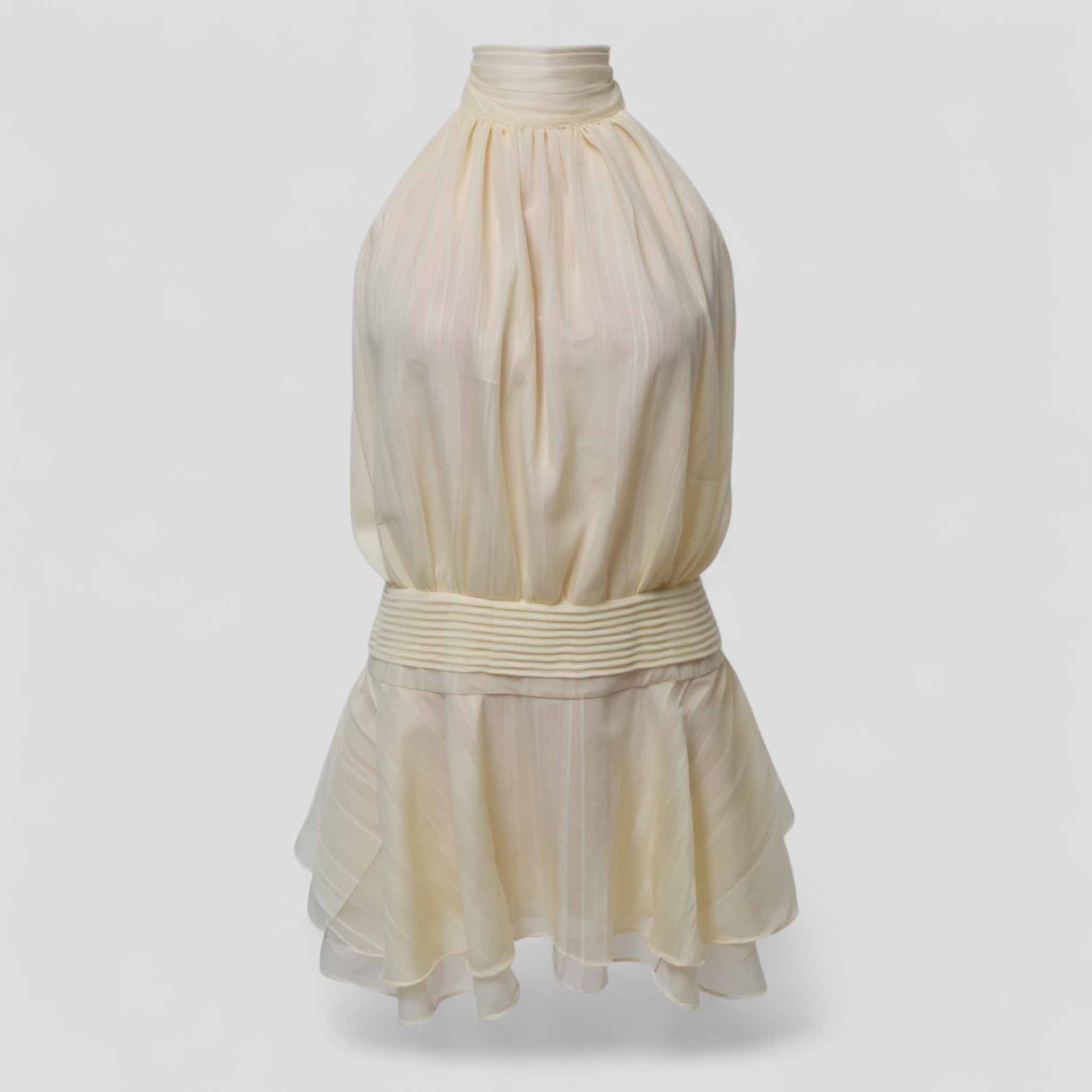 Robe Femme Mini en Chiffon Polyester Mode Féminine