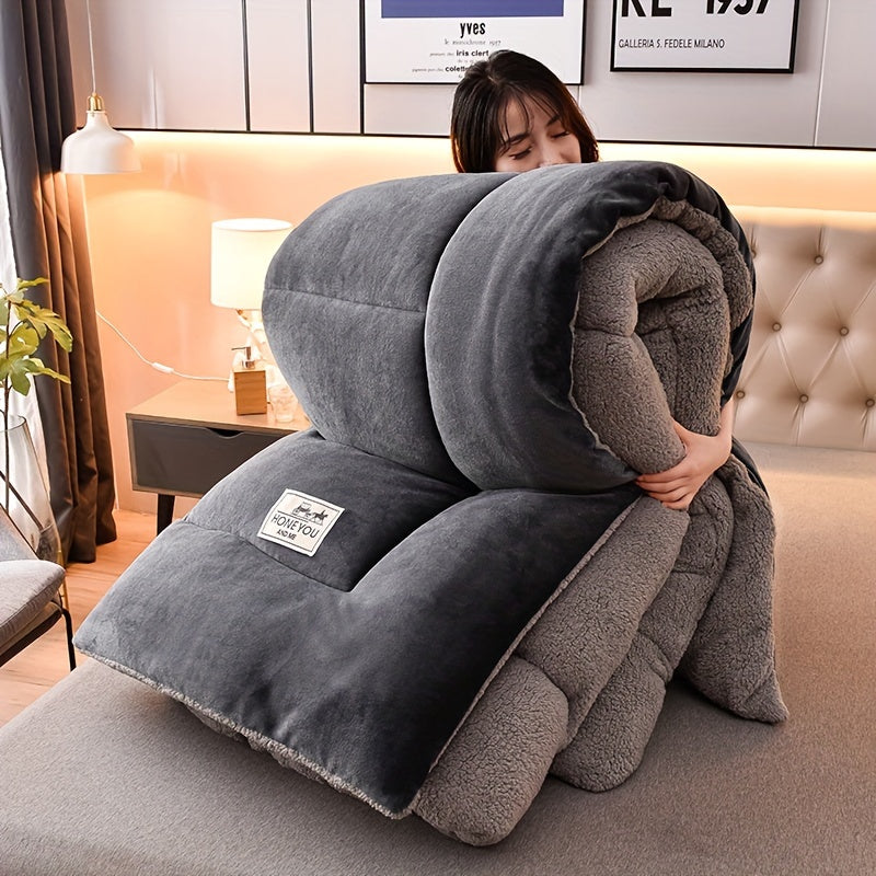 Couverture Sherpa Double Face - Plaid Épais et Doux