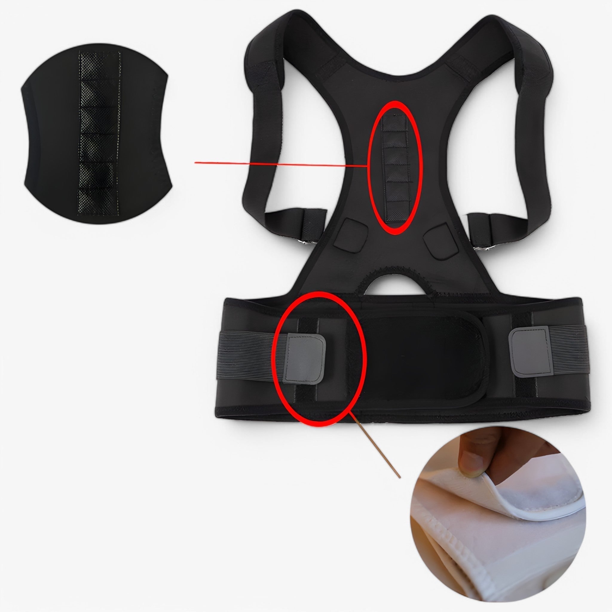 BeltGuard Unisex verstellbarer und atmungsaktiver Haltungskorrektor für einen geraden Rücken bei Männern und Frauen