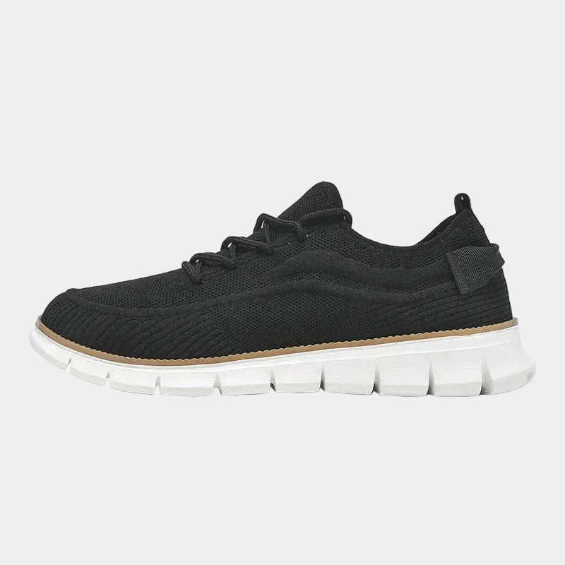 Sneakers da uomo in maglia con lacci - Nero - lacci maglia men price_low shoes sneakers summer uomo - Armand & Fils