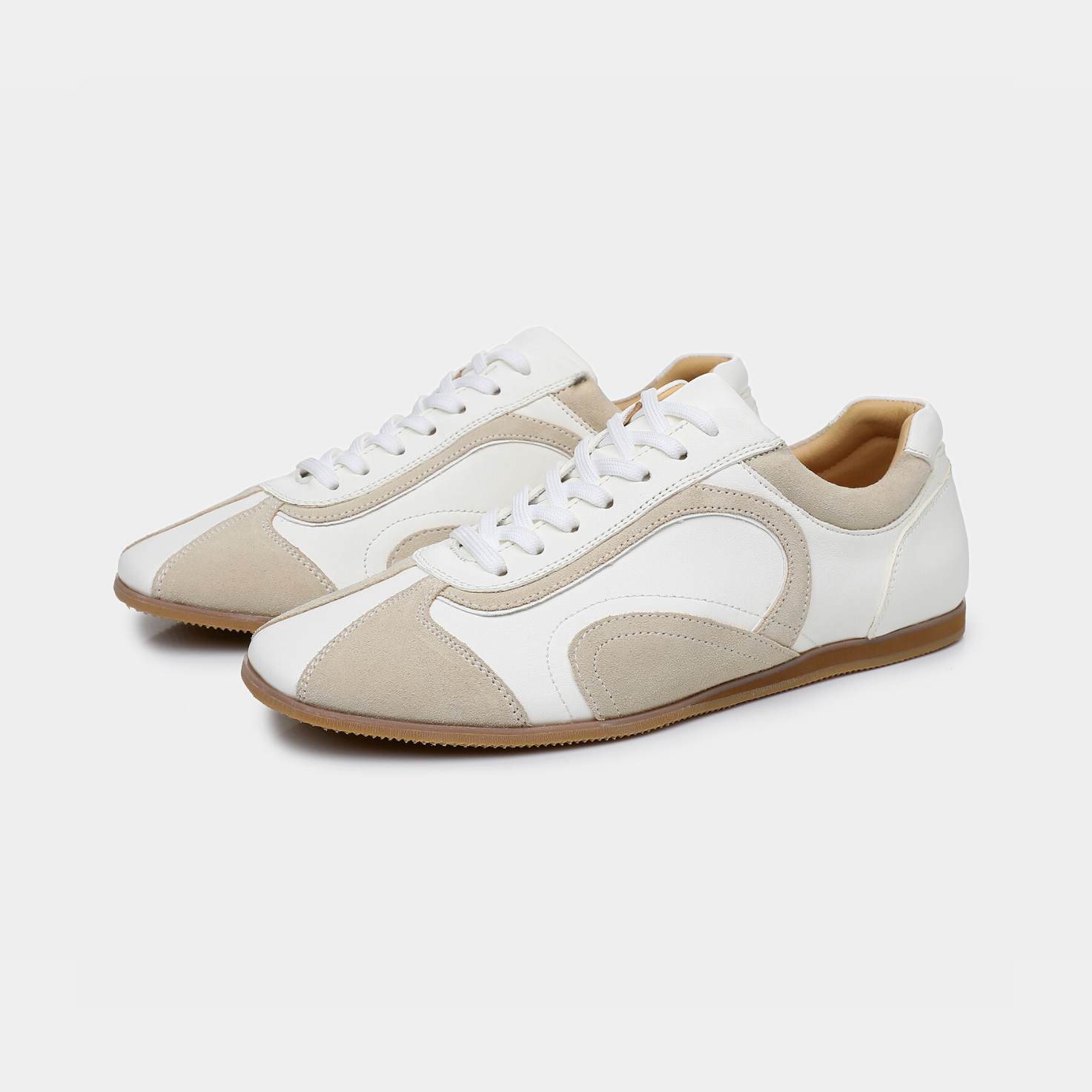 Sneakers da uomo con suola piatta - Bianco - men price_low scar shoes sneakers summer suola piatta uomo - Armand & Fils
