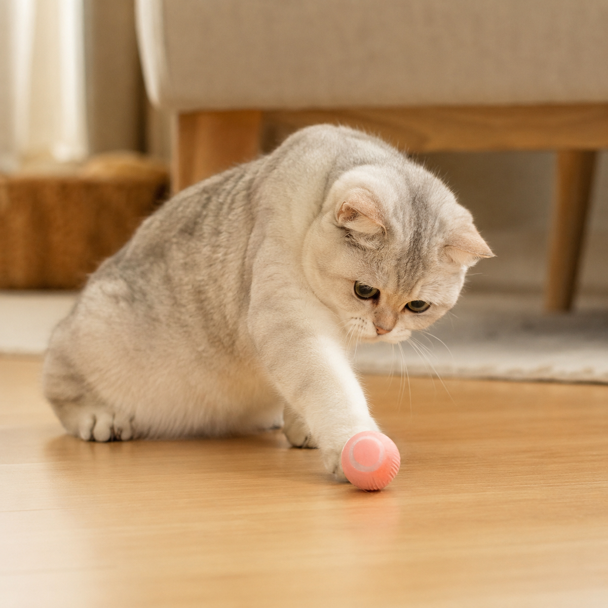 Jouet pour chat simulateur de chasse interactif 2-en-1