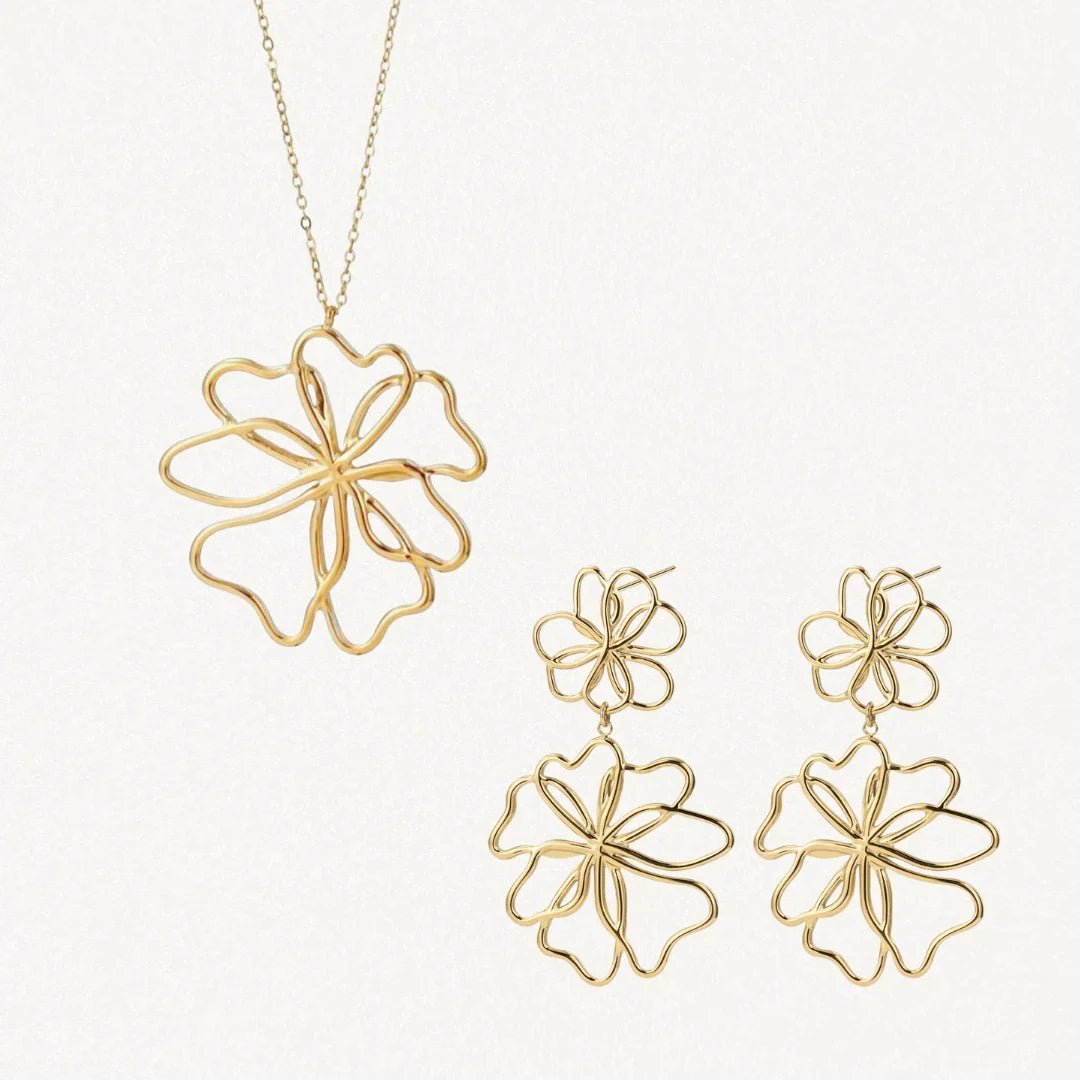 Parure de Bijoux Doree VERONICA