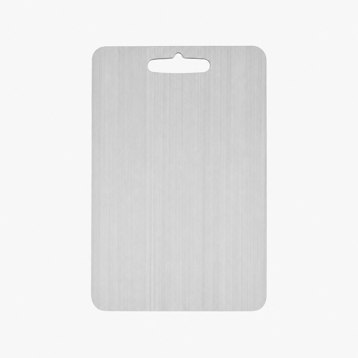 Planche à découper moderne en acier inoxydable