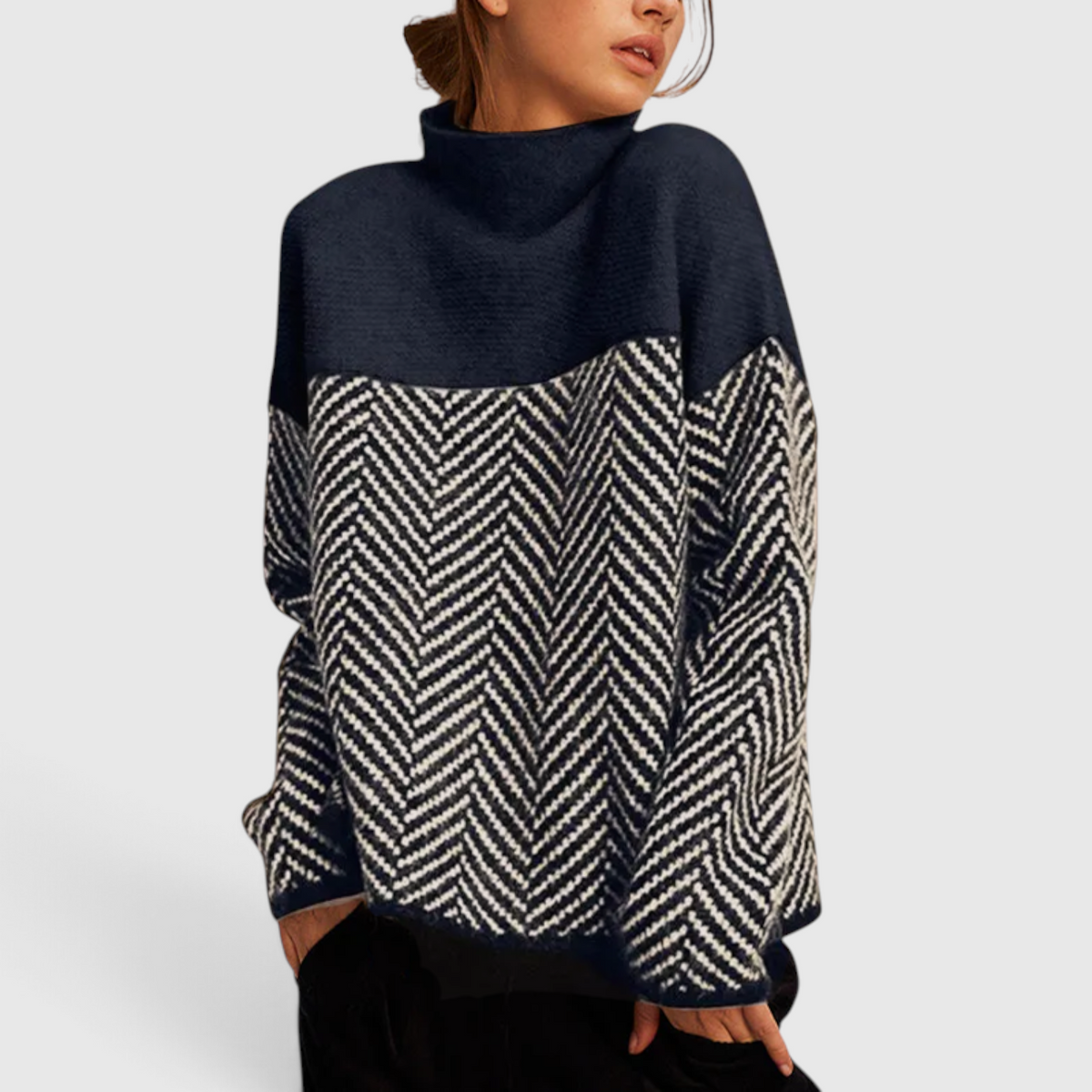 Pull Col Roulé en Cachemire Femme - Tricot Doux
