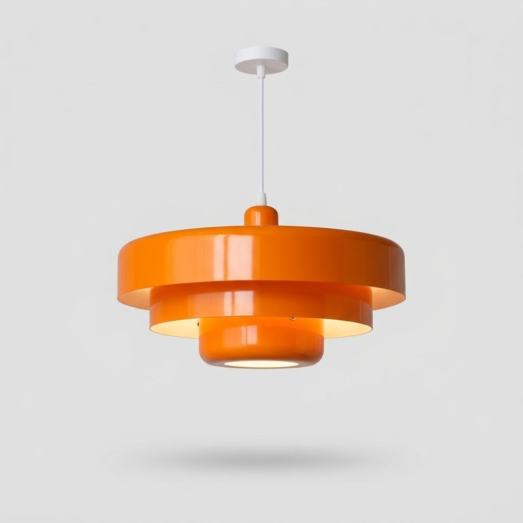 Suspension Architecturale Moderne Anneaux Concentriques