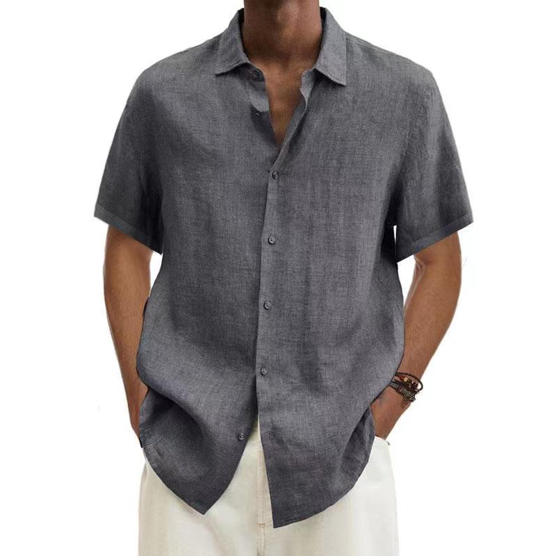 Chemise Homme Manches Courtes Casual - Chemise Quotidienne