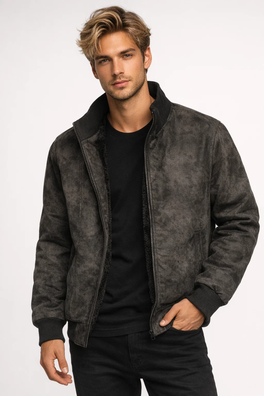 Veste Zippee Homme - Manteau d'Hiver Robuste Mi-Cuisse