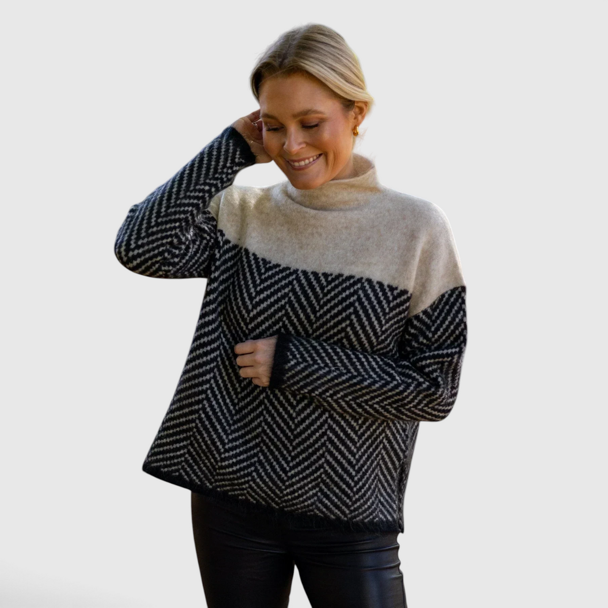 Pull Col Roulé en Cachemire Femme - Tricot Doux