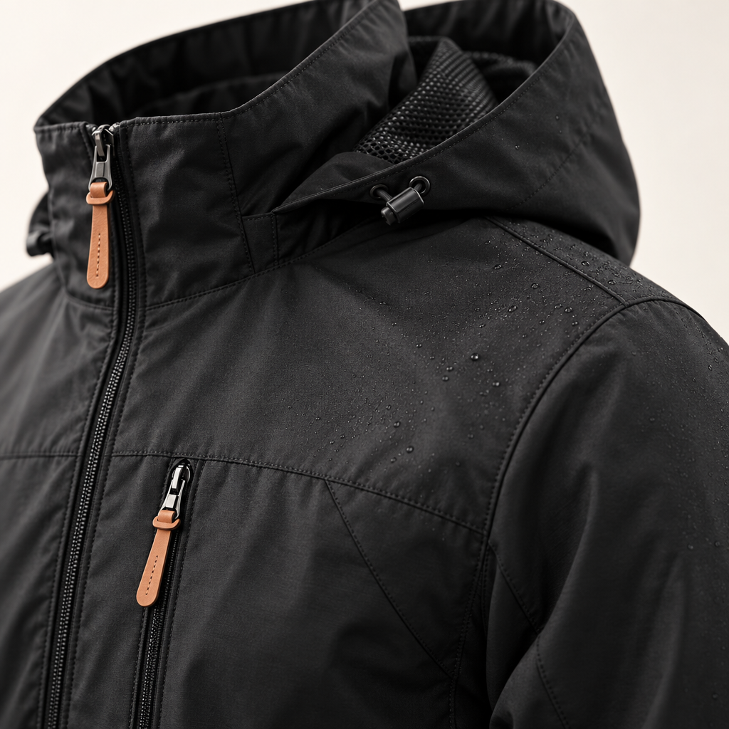 Veste de Randonnée Imperméable et Coupe-Vent pour Homme - Multiples Poches Zippées