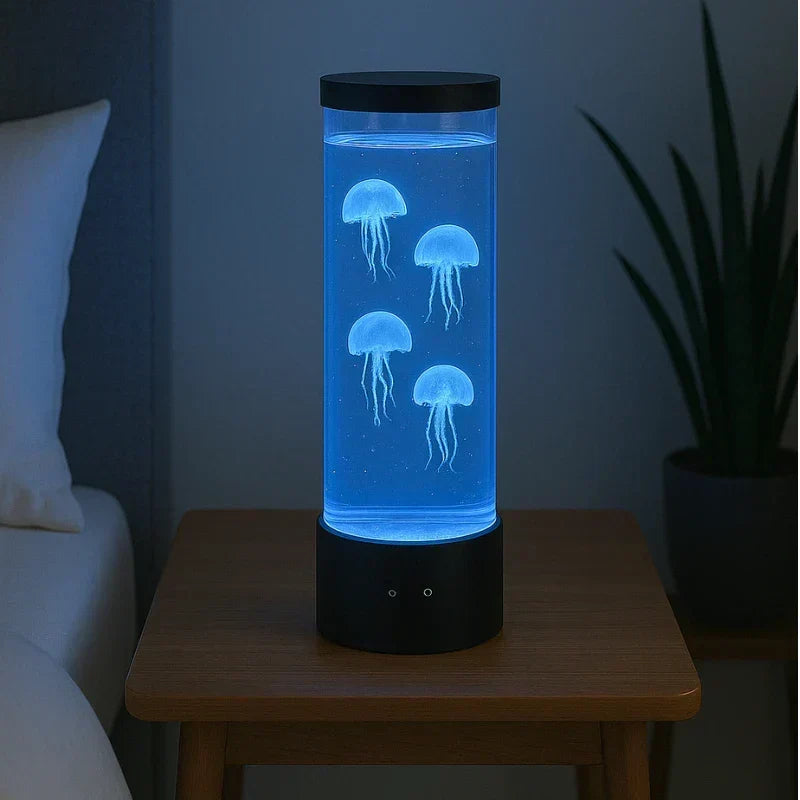 Lampe d'Ambiance LED Aquarium Méduse - Couleurs Changeantes