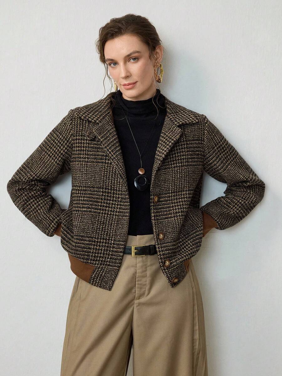 Blythe Cropped Tweed Jacket Effortlessly Chic