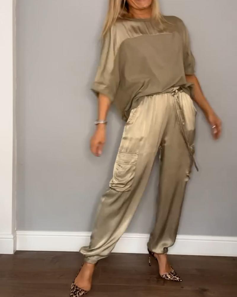 other : Esther | Ensemble Tailleur Femme en Satin in van Seroa