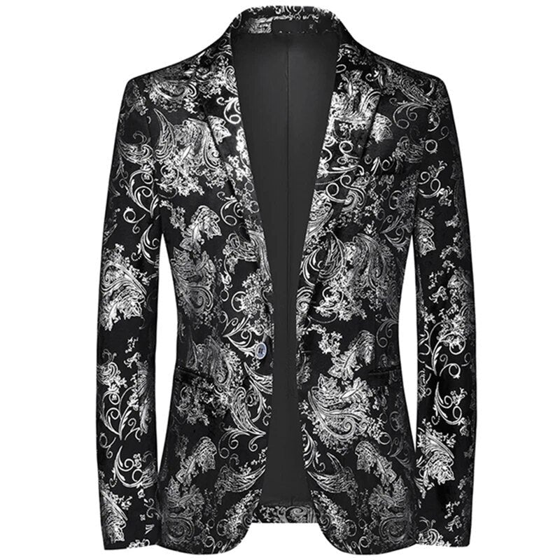 Blazer Business Homme - Imprime Baroque, Oscar