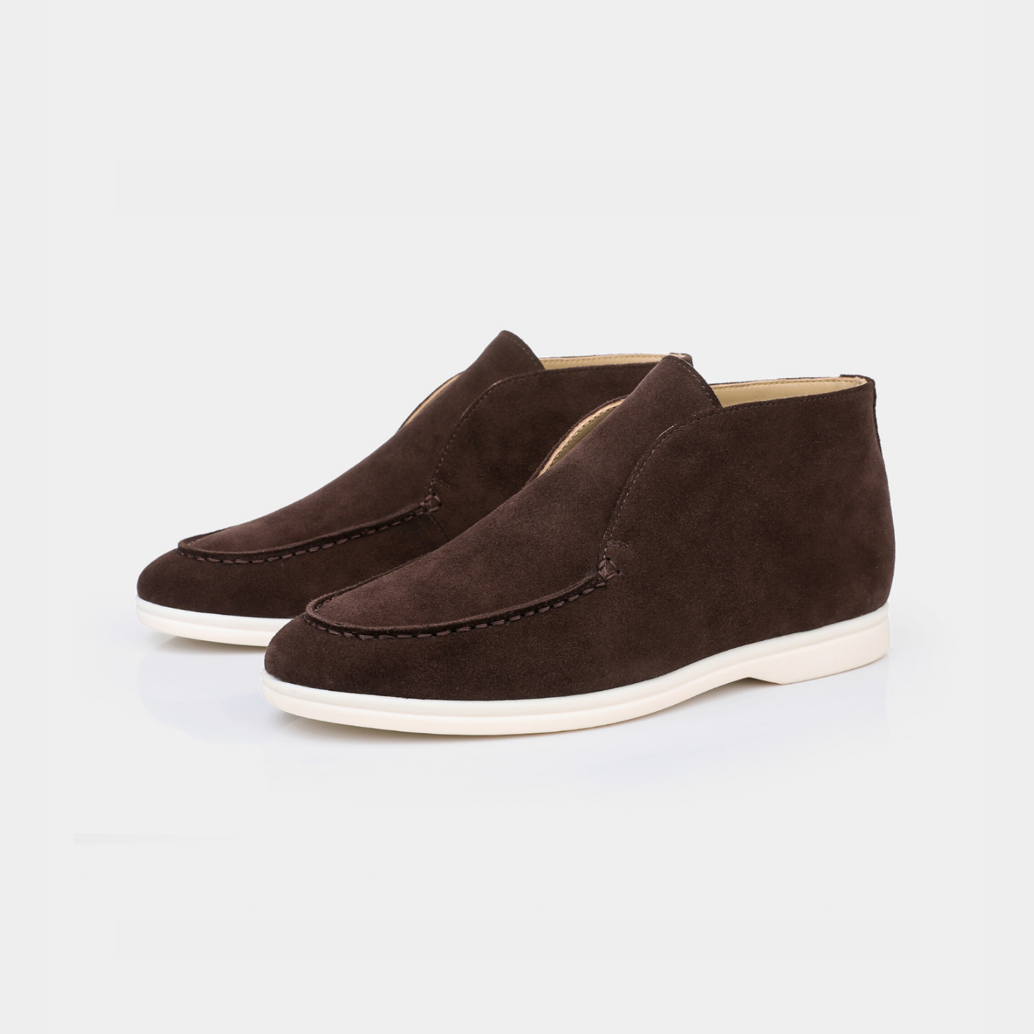 Mocassini da uomo a punta arrotondata - Marrone scuro - loafer men mocassini price_low punta shoes summer uomo - Armand & Fils
