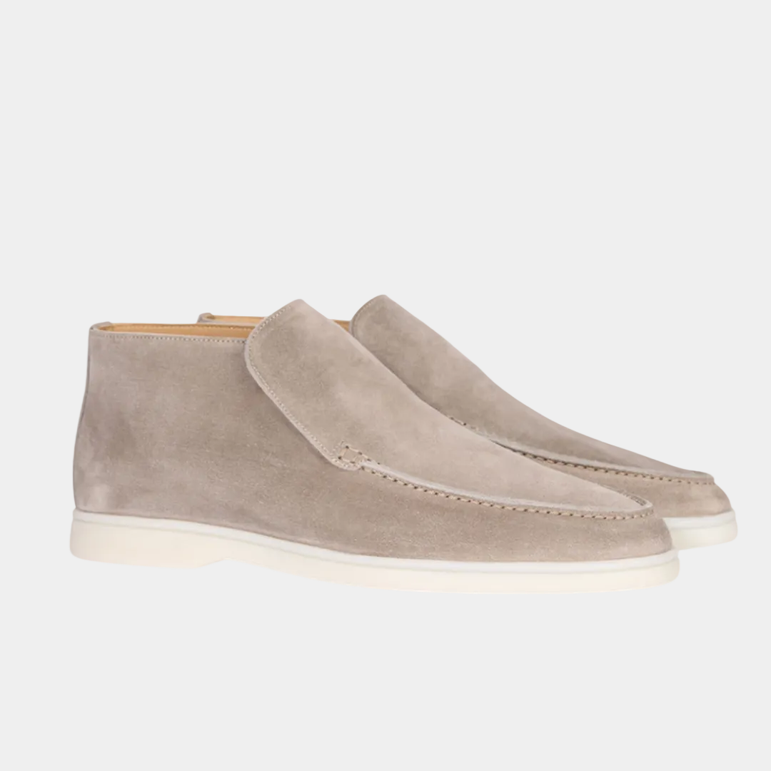 Mocassini da uomo alti - Beige - men mocassini price_low scarpe uomo shoes summer - Armand & Fils