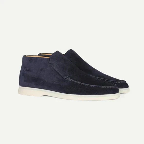 Mocassini da uomo alti - Blu navy - men mocassini price_low scarpe uomo shoes summer - Armand & Fils