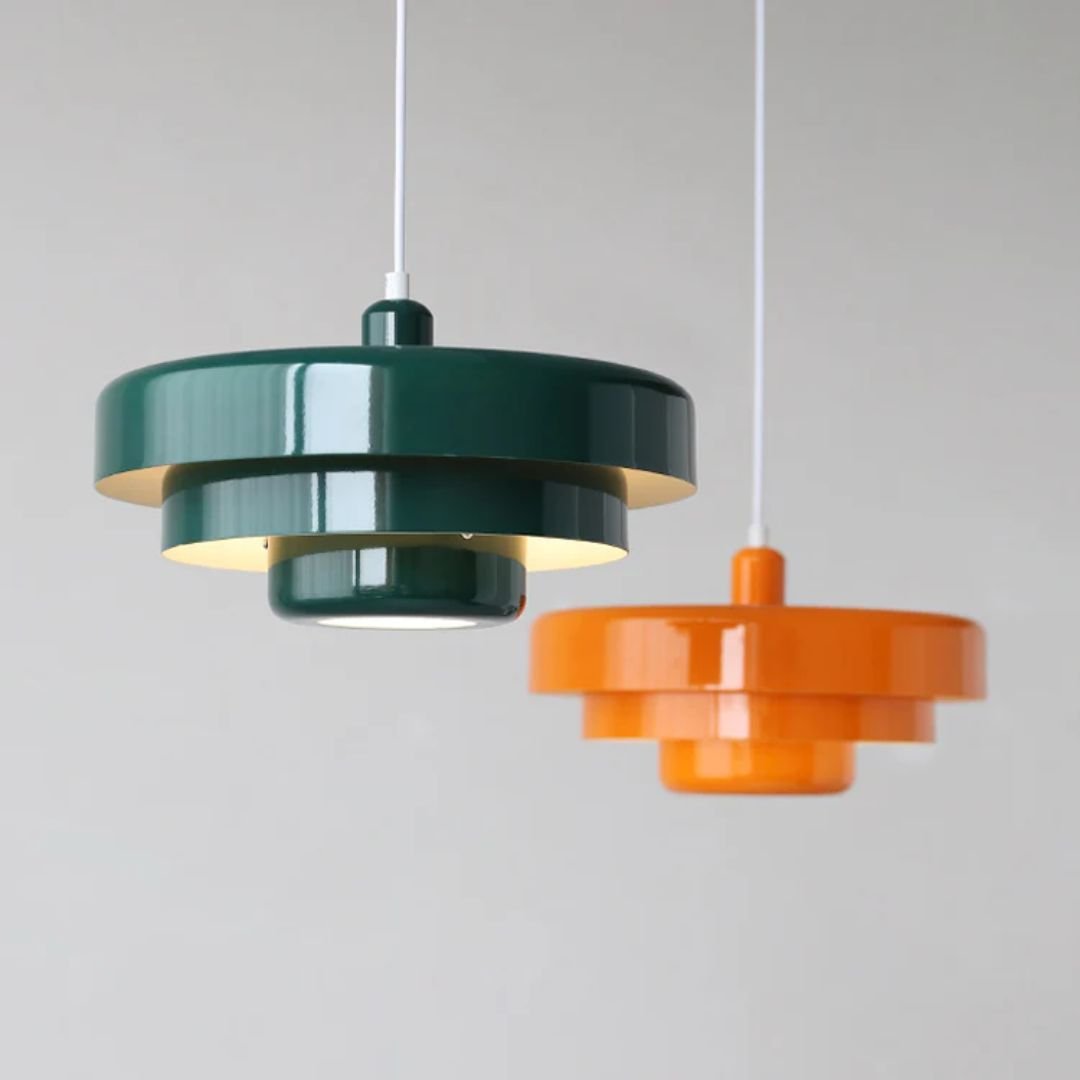 Suspension Architecturale Moderne Anneaux Concentriques