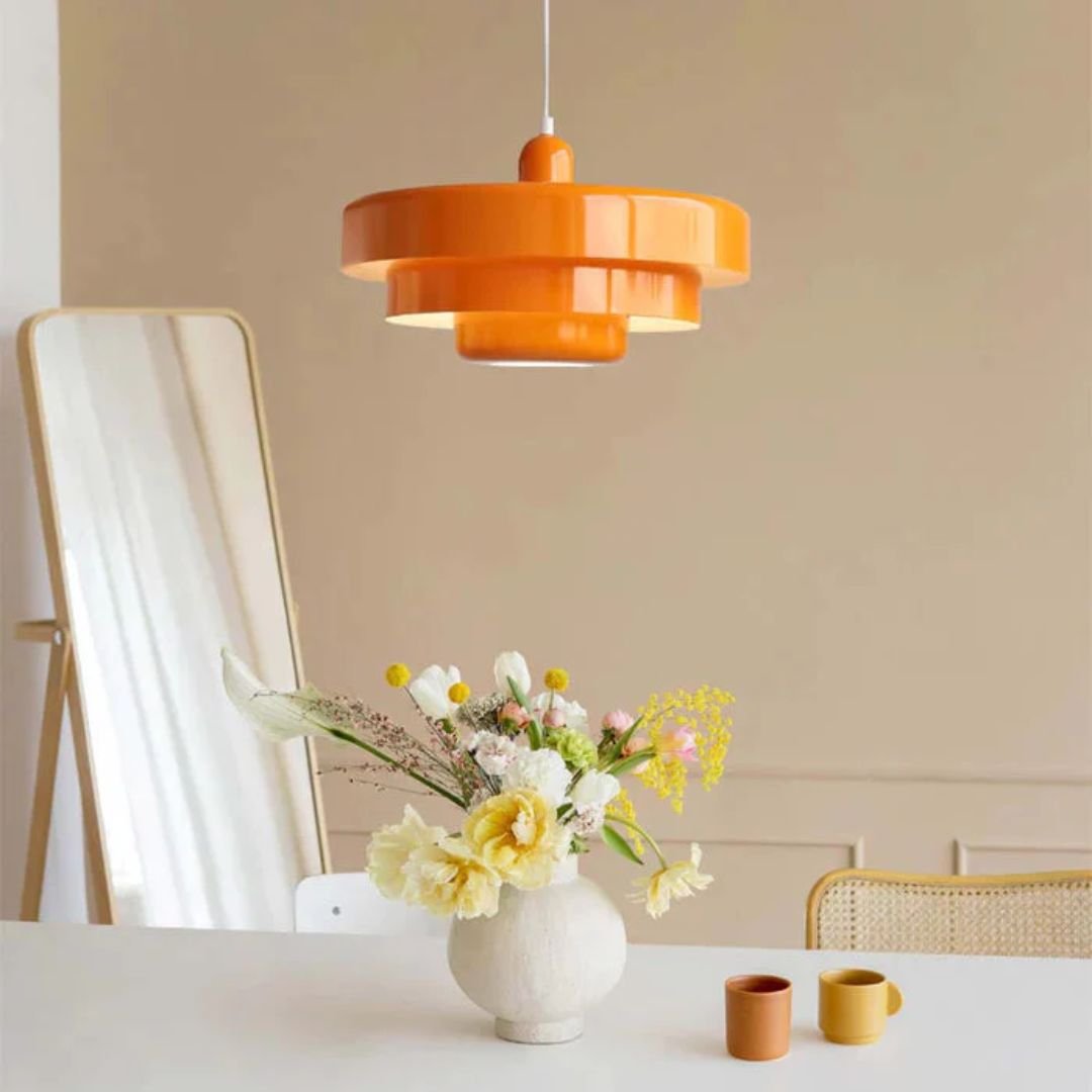 Suspension Architecturale Moderne Anneaux Concentriques