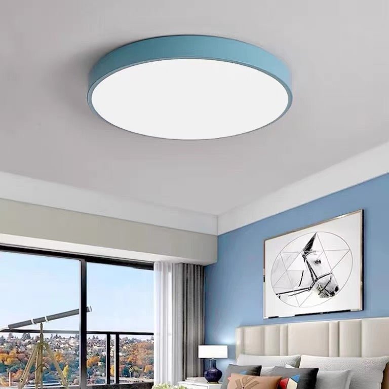 Plafonnier LED Rond Moderne Disque Plat