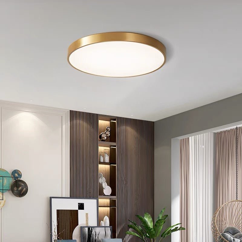 Plafonnier LED Rond Moderne Disque Plat