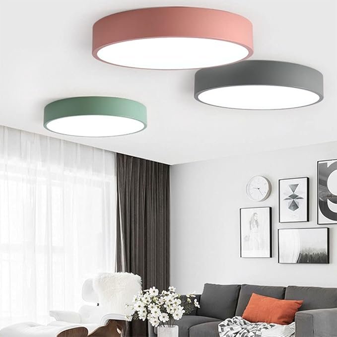 Plafonnier LED Rond Moderne Disque Plat