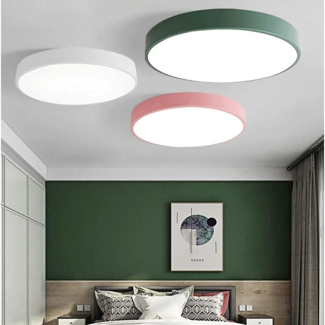 Plafonnier LED Rond Moderne Disque Plat