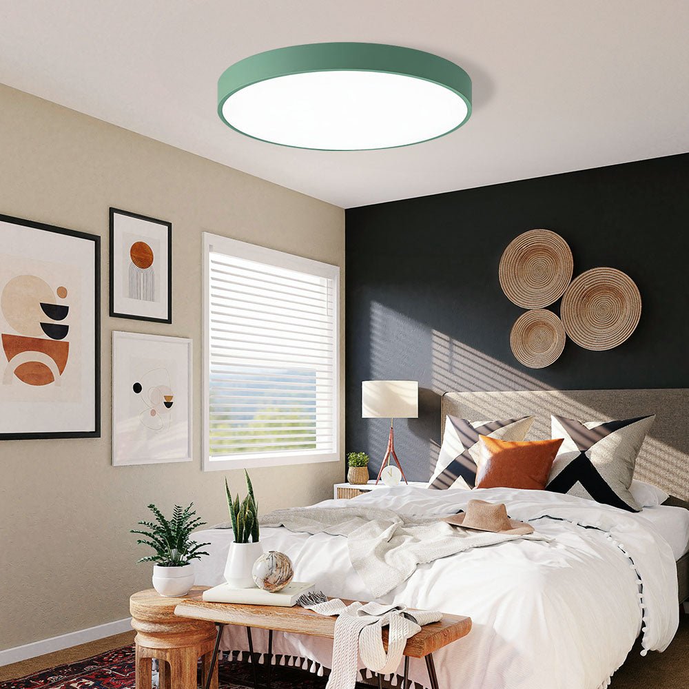 Plafonnier LED Rond Moderne Disque Plat