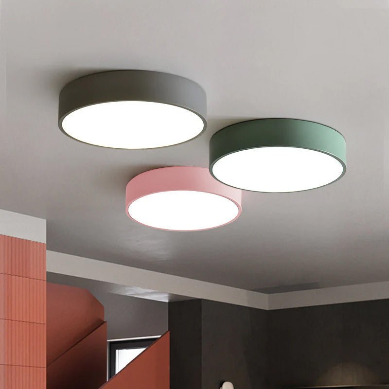 Plafonnier LED Rond Moderne Disque Plat