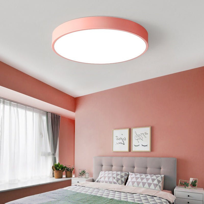 Plafonnier LED Rond Moderne Disque Plat