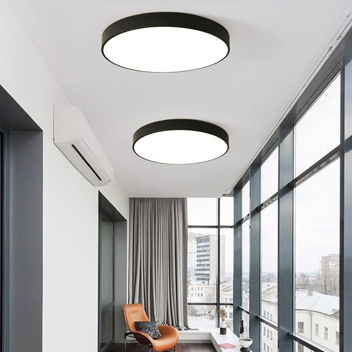 Plafonnier LED Rond Moderne Disque Plat