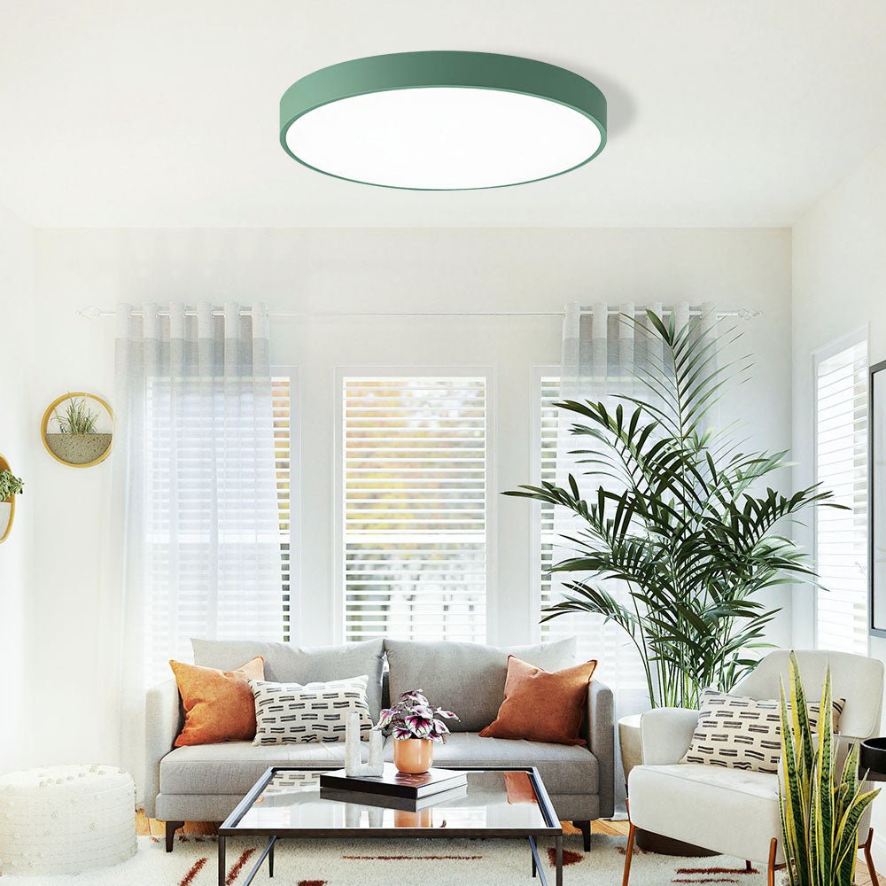 Plafonnier LED Rond Moderne Disque Plat