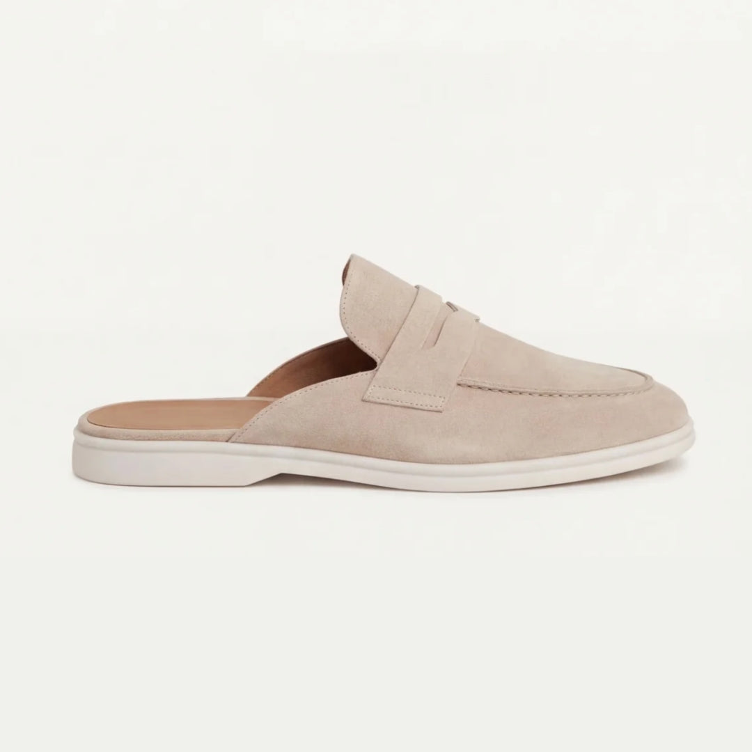 Mules da uomo con cinturino - Beige - men mules uomo price_low sandal sandali uomo scarpe uomo summer - Armand & Fils