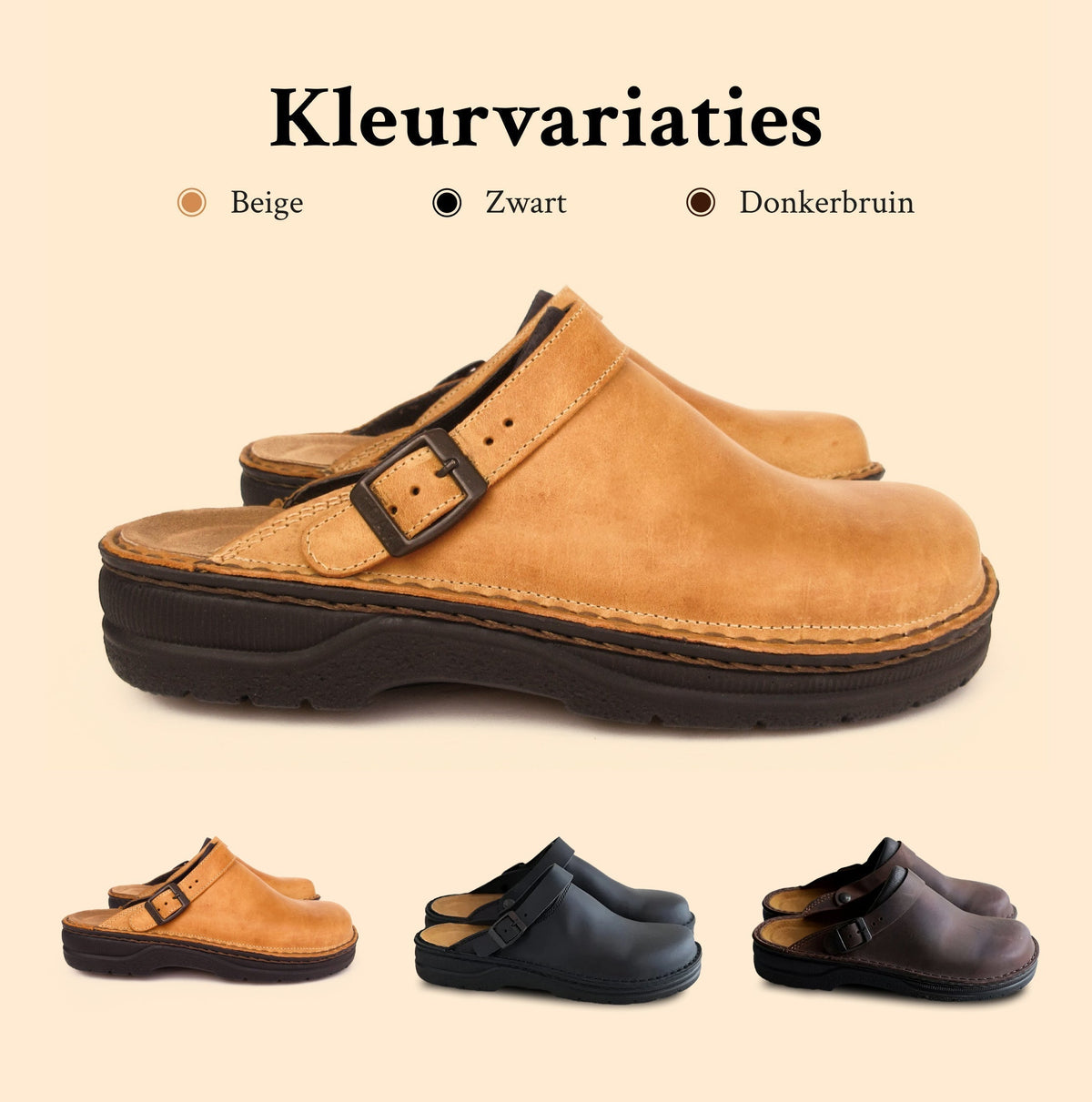 Men's Orthopedic Leather Slippers