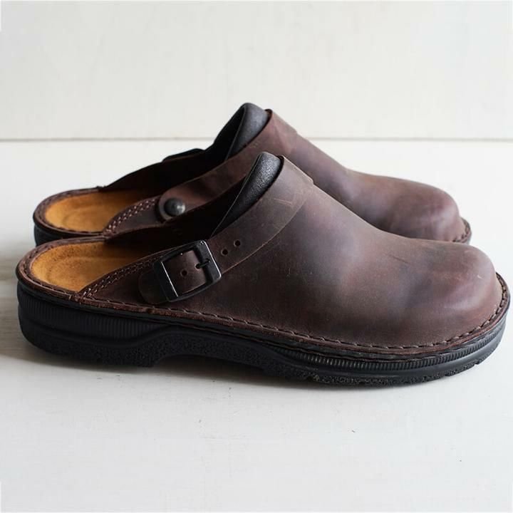 Men's Orthopedic Leather Slippers