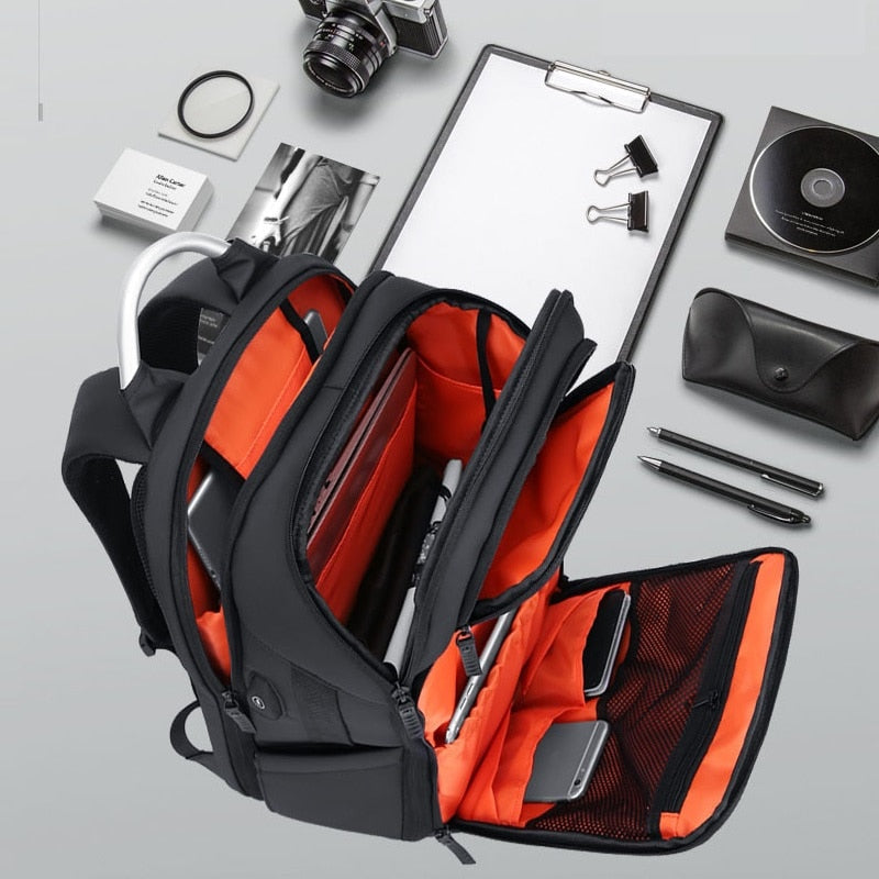 Grand Sac à Dos Imperméable - Sac Ordinateur 17,3 Pouces