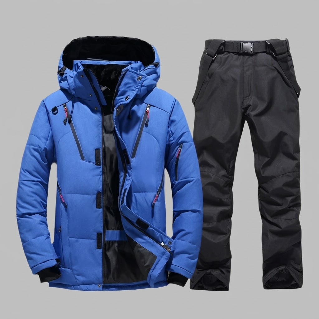 Combinaison de Ski Imperméable et Chaude pour Homme - Une Pièce Isolée