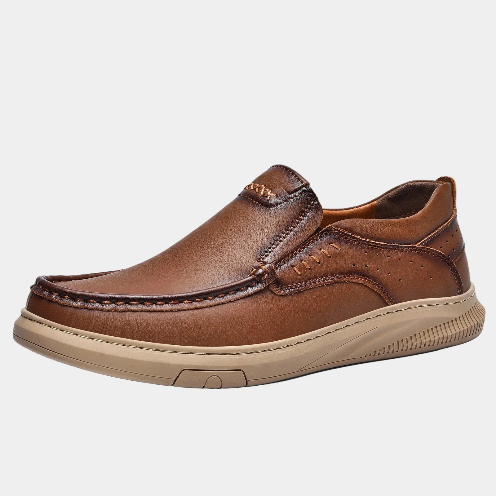 Scarpe da uomo slip-on - Marrone - men mocassini uomo price_low scarpe slip- shoes summer - Armand & Fils