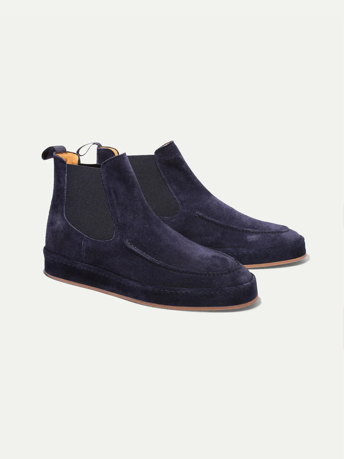 Chelsea Boots en Daim Homme - Semelle Daim avec Cote Elastique
